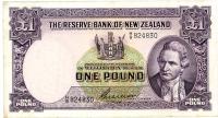 Image 1 for 1950's New Zealand One Pound Wilson VF - H9 824830