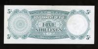 Image 2 for 1965 Fiji Five Shillings Banknote C15 46145 gEF
