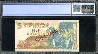 Image 2 for 1992 New Zealand $5.00 Specimen PCGS 66 Gem UNC