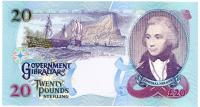 Image 2 for 2006 Gibraltar Twenty Pound Note AB 473446 UNC