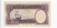 Image 2 for 1960's New Zealand One Pound 090 042960 VF