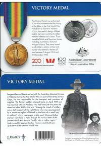 Image 1 for 2017 Legends of the ANZACS - Victory Medal