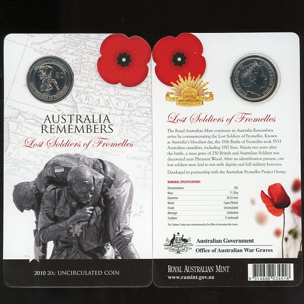 Thumbnail for 2010 Australia Remember  - Lost Soldiers of Fromelles