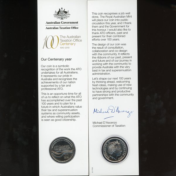 Thumbnail for 2010 Centenary of Australian Taxation Office