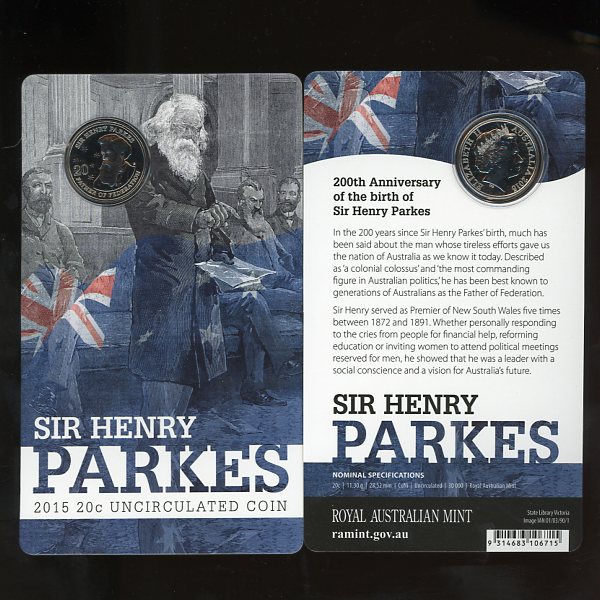Thumbnail for 2015 Sir Henry Parkes