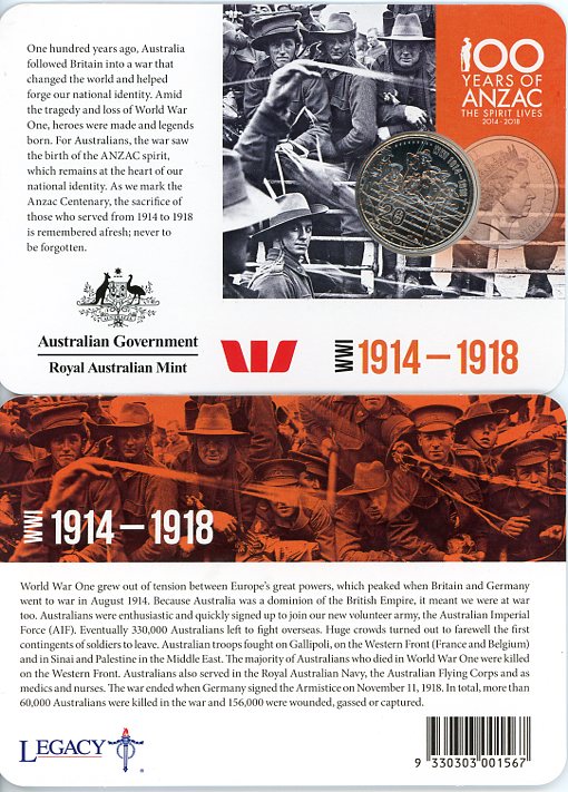 Thumbnail for 2015 Anzacs Remembered - 1914 until 1918