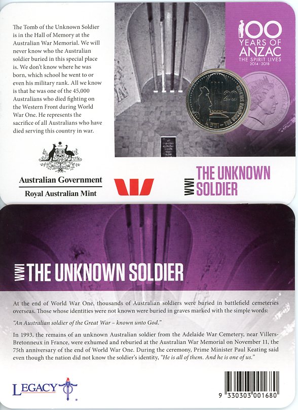 Thumbnail for 2015 Anzacs Remembered - The Unknown Soldier
