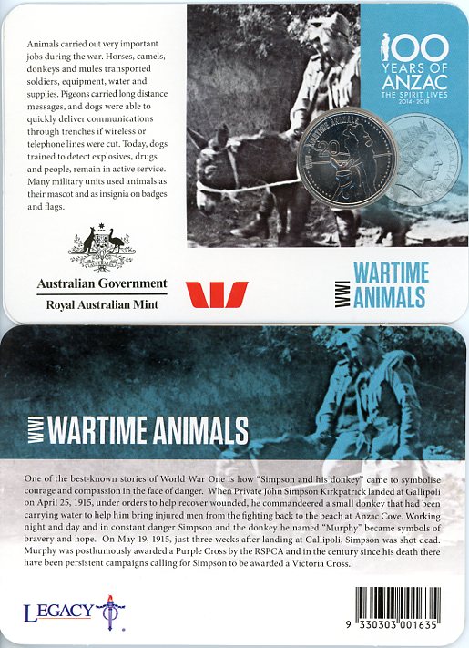 Thumbnail for 2015 Anzacs Remembered - WWI Wartime Animals