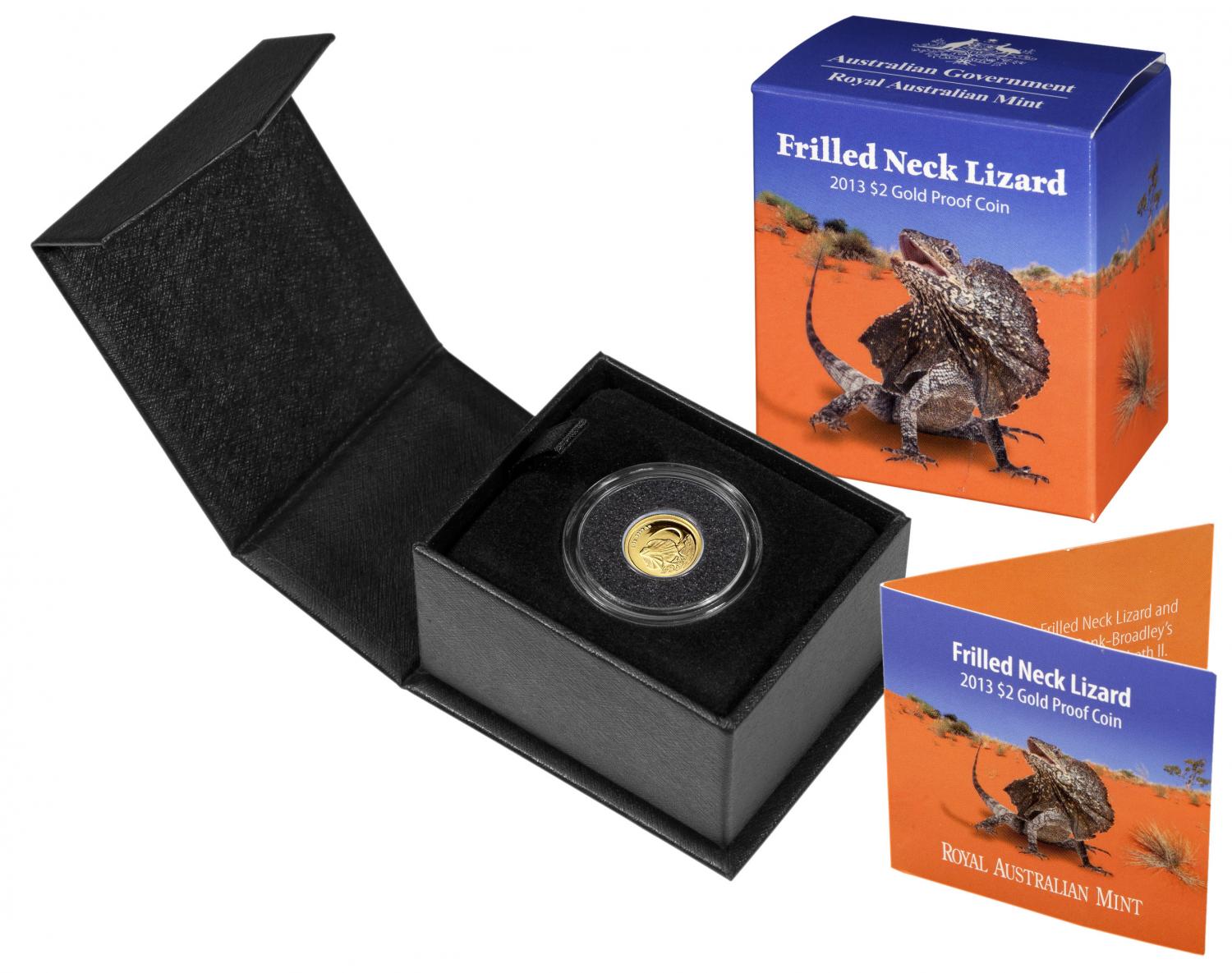 Thumbnail for 2013 Frilled Neck Lizard $2.00 Gold Proof