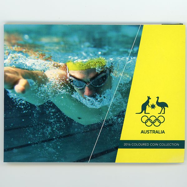 Thumbnail for 2016 Olympic Games 5 Coin Set Swimming Cover